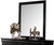 36" X 1" X 38" Cherry Wood Mirror
