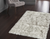 3' X 5' Gray Faux Fur Area Rug