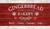 Rustic Vintage Gingerbread Red and White Wall Art
