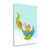 Bird And Girl 2 Wrapped Canvas Print Wall Art