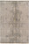8' X 10' Gray Pearl New Zealand Lambs Wool Damask Distressed Area Rug With Fringe