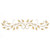 Brushed Gold Over The Door Metal Wall Decor