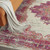 5' X 7' Ivory And Fuchsia Oriental Distressed Area Rug