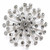 Contemporary Silver Bling Wall Decor