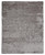 2' X 3' Gray And Silver Shag Tufted Handmade Area Rug
