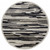 4' Round Black and Gray Camouflage Area Rug