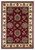 5' x 8' Red or Ivory Floral Bordered Area Rug
