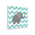Elephant Chevron 2 Wrapped Canvas Print Living Room Wall Art