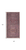 2' X 4' Brick Oriental Power Loom Distressed Washable Area Rug