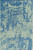 3' X 4' Green And Denim Blue Abstract Area Rug