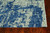 3' X 4' Green And Denim Blue Abstract Area Rug