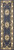 2' x 8' Blue Medallion Runner Rug