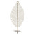 Petite Leaf Shaped Matte Gold Wall Sconce