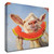 "Summer Treat" Wrapped Canvas Print Wall Art