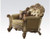 48" X 42" X 47" Bone Polyurethane Chair &amp;amp; 2 Pillows