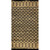 2’ x 3’ Tan and Black Ornate Geometric Scatter Rug