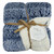 Luxury Blue Faux Fur and Sherpa Throw Blanket