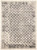 4' X 6' Ivory Black And Taupe Abstract Stain Resistant Area Rug
