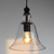 Liana 1-Light Adjustable Cord 8-Inch Clear Glass Edison Pendant With Bulb