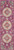 2’ x 6’ Pink and Ivory Medallion Runner Rug