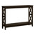 Rectangular Espresso Hall Console Accent Table