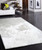 5' x 7' White Shag Hand Tufted Area Rug