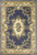 2' x 3' Polypropylene Blue Accent Rug