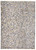 8' X 10' Taupe Tan And Orange Abstract Stain Resistant Area Rug