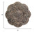 Elegant Bronze Medallion Metal Wall Decor
