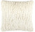 Square Ivory Shag Throw Pillow