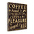 Coffee Quote II Wrapped Canvas Print Living Room Wall Art