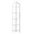 White Corner Accent Shelf Bookcase