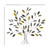 Whimsical Metal Tree Wall Decor