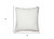 18" X 18" White and Red Christmas Snowman Polyester Zippered Pillow With Embroidery