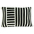 20" x 7" x 20" Transitional Black Solid Pillow Cover With Poly Insert