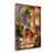 Flowered Courtyard 2 Wrapped Canvas Print Wall Art