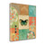 Folk Floral III Center Butterfly Wrapped Canvas Print Living Room Wall Art