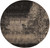 7' Blue Machine Woven Distressed Traditional Round Area Rug