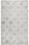 9' X 12' Gray And Ivory Wool Geometric Tufted Handmade Stain Resistant Area Rug