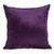 20" x 7" x 20" Transitional Purple Solid Pillow Cover With Poly Insert