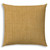 20" X 20" Golden Straw Zippered Polyester Solid Color Throw Pillow Cover