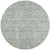 12' Round Green Round Wool Hand Loomed Handmade Area Rug