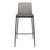Set of Two Dark Gray Bar Stools