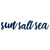 Blue Wooden Sun Salt Sea Wall Decor