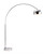 80" Chrome Hangover Arching Floor Lamp