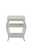 Cottage White Bow Leg Square End Table
