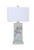 Set of 2 Gray Dolphin Trio Table Lamps