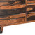63" Dark Brown Solid Wood Live Edge Six Drawer Double Dresser