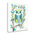 Night Owl II Square Wrapped Canvas Print Living Room Wall Art