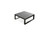 29.5 X 29.5 X 12 Gray Aluminum Coffee Table